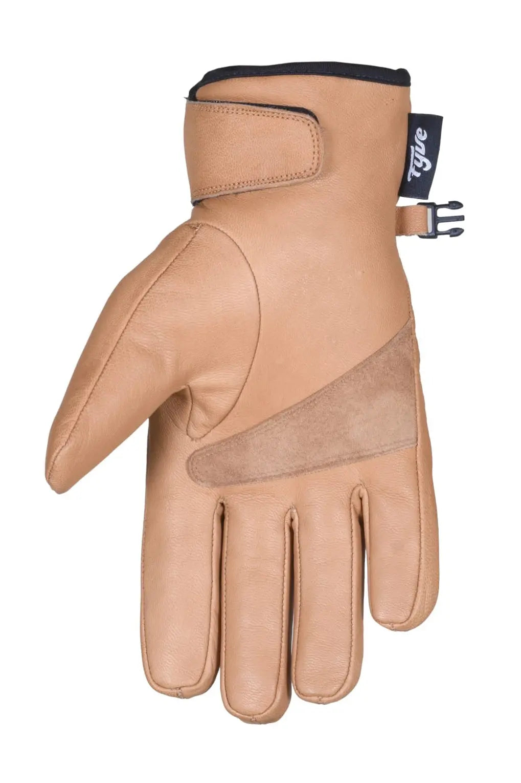 Rigger Style Tan Leather Embossed Glove