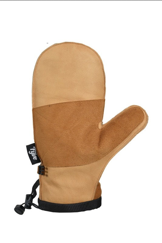 Vintage Tan Suede Mitt