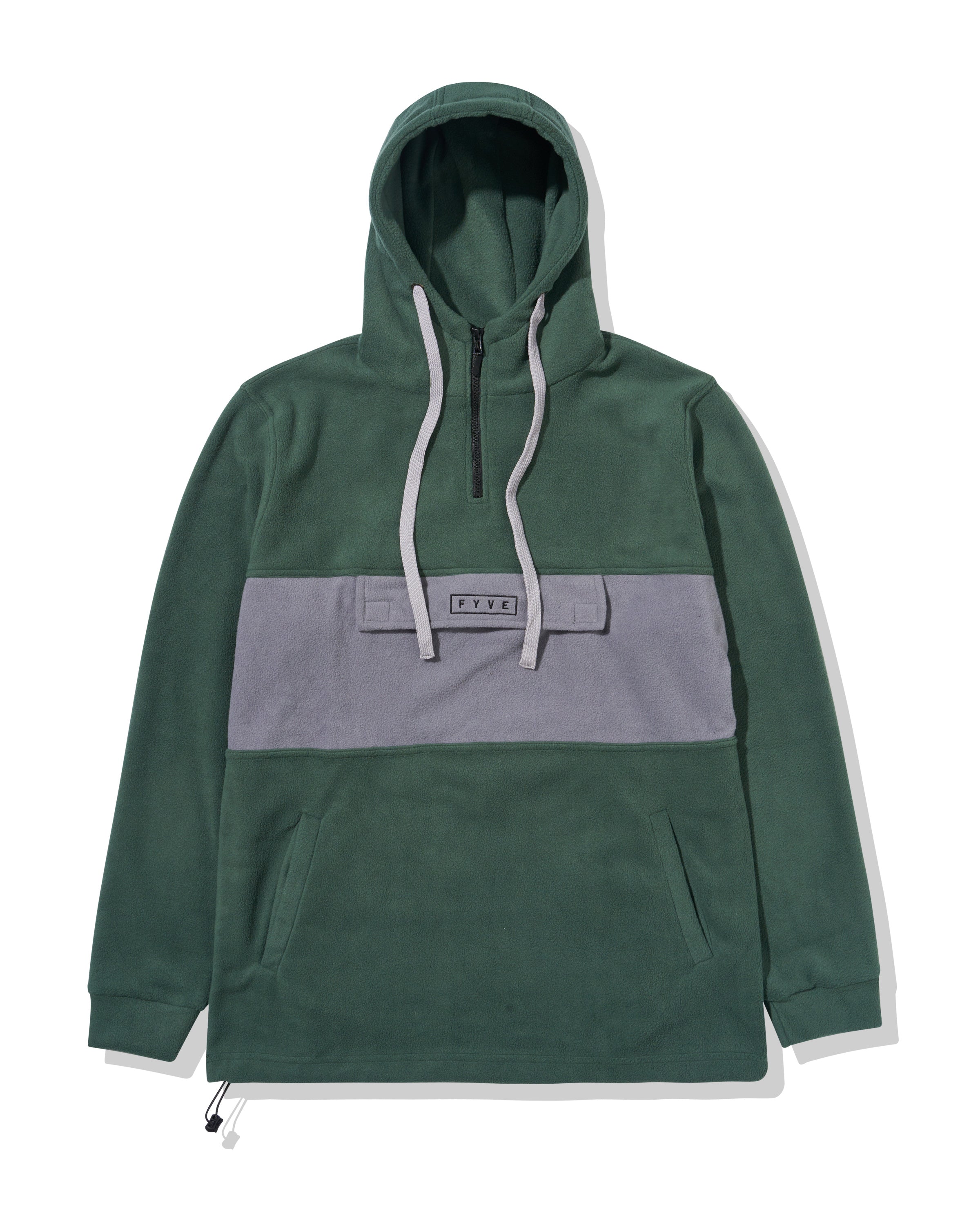 Green/Grey Classic Fleece Hoodie