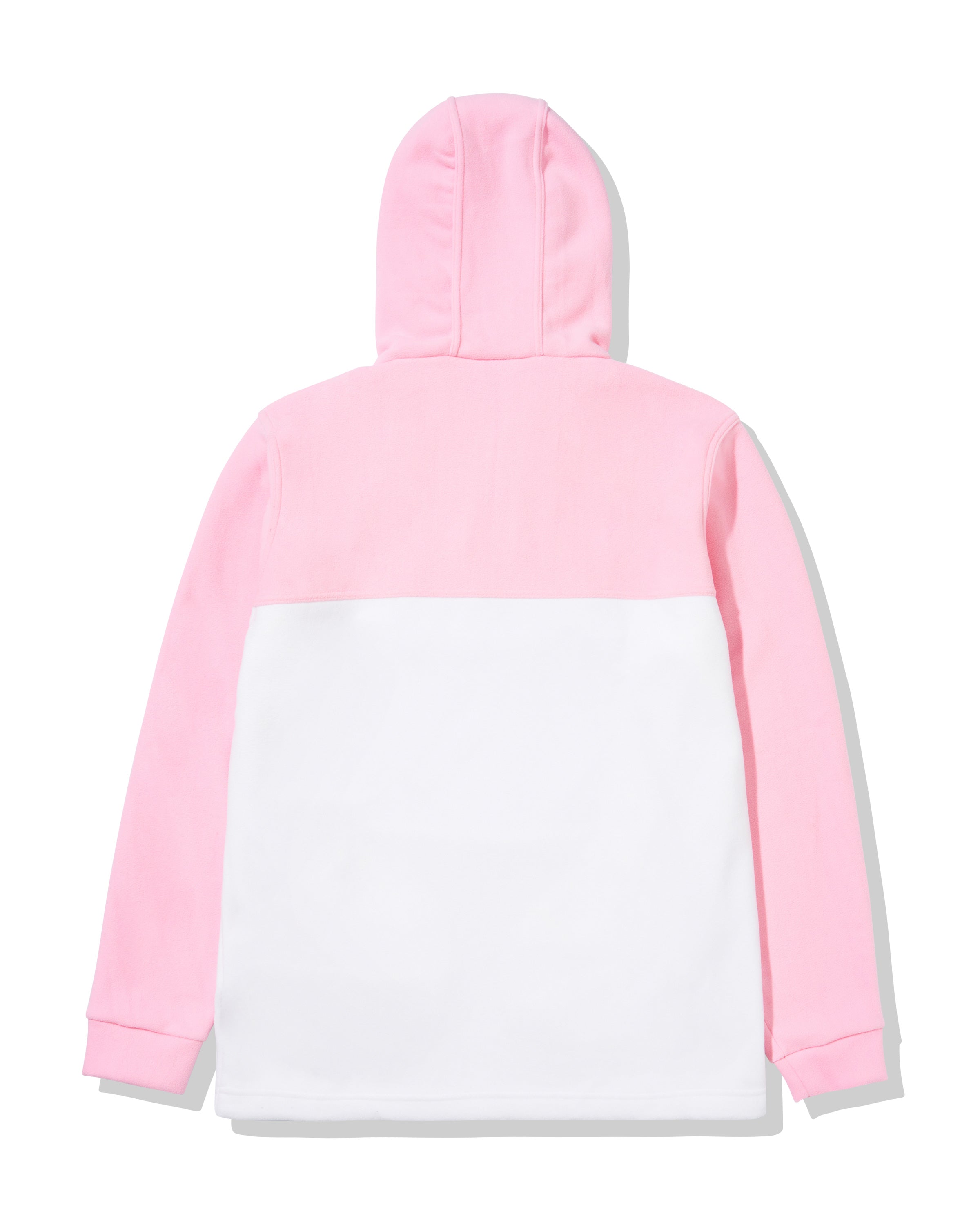 Pink/White Classic Fleece Hoodie