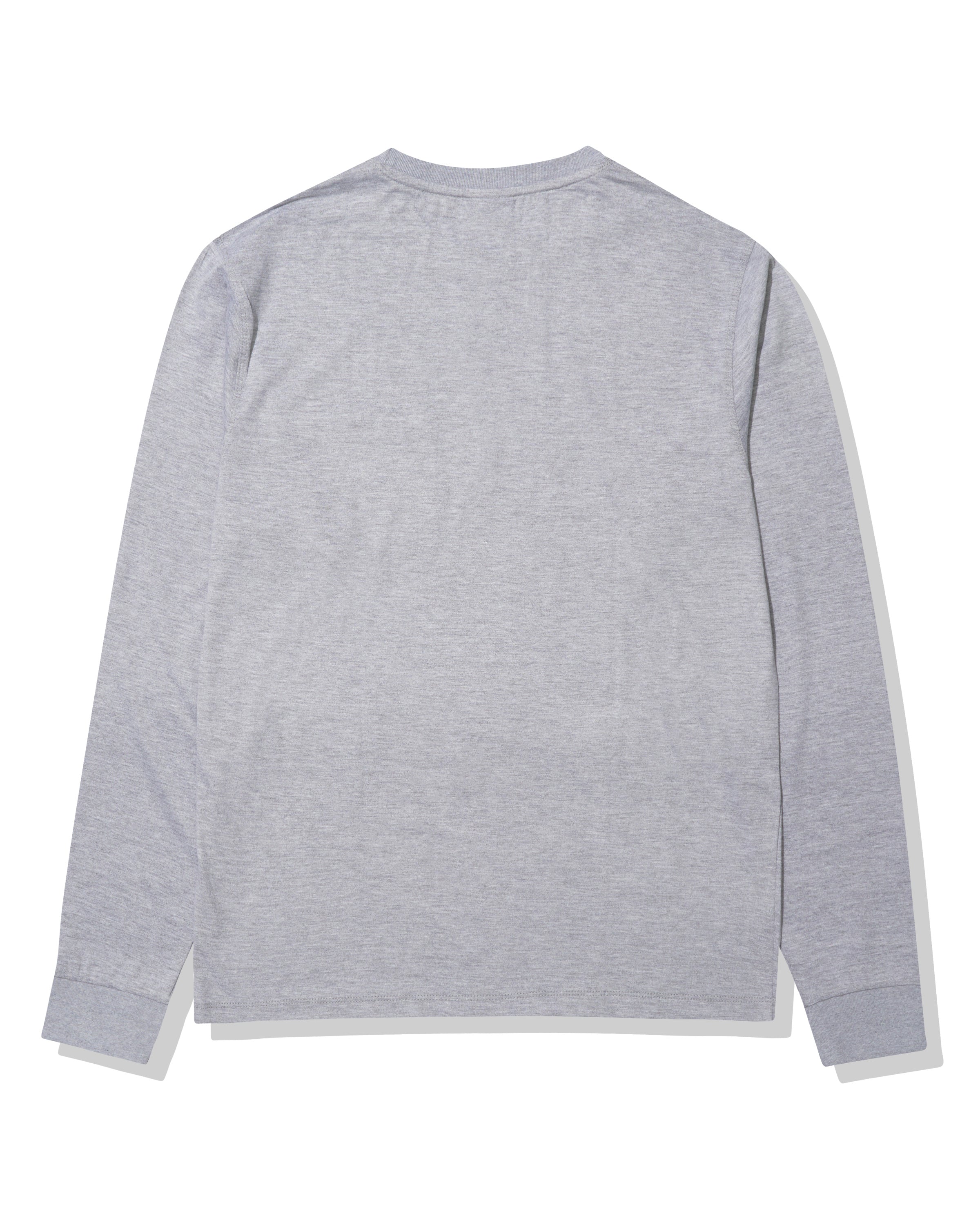 Grey Pocket Long Sleeve Tee