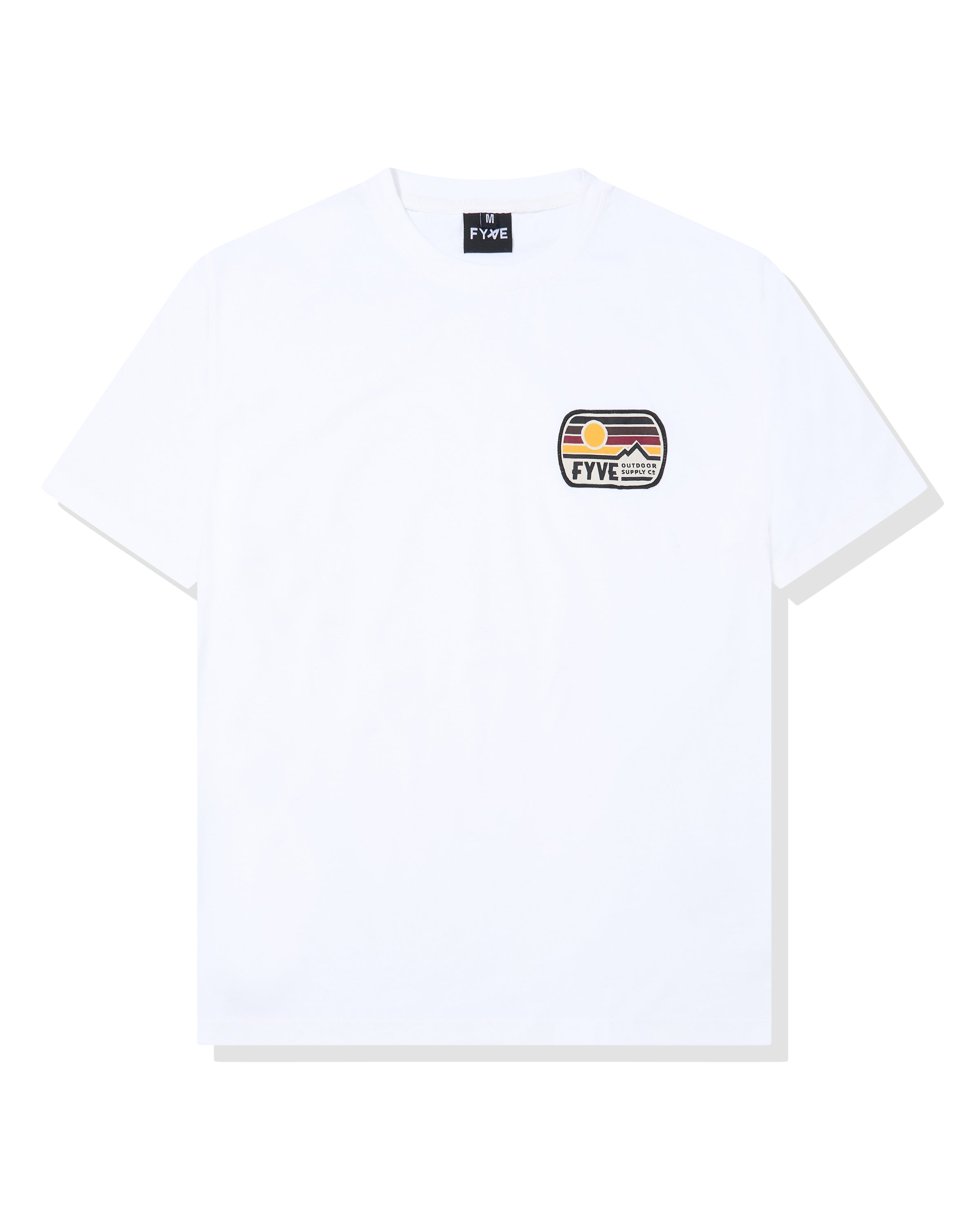 White Embroidered Vintage Tee