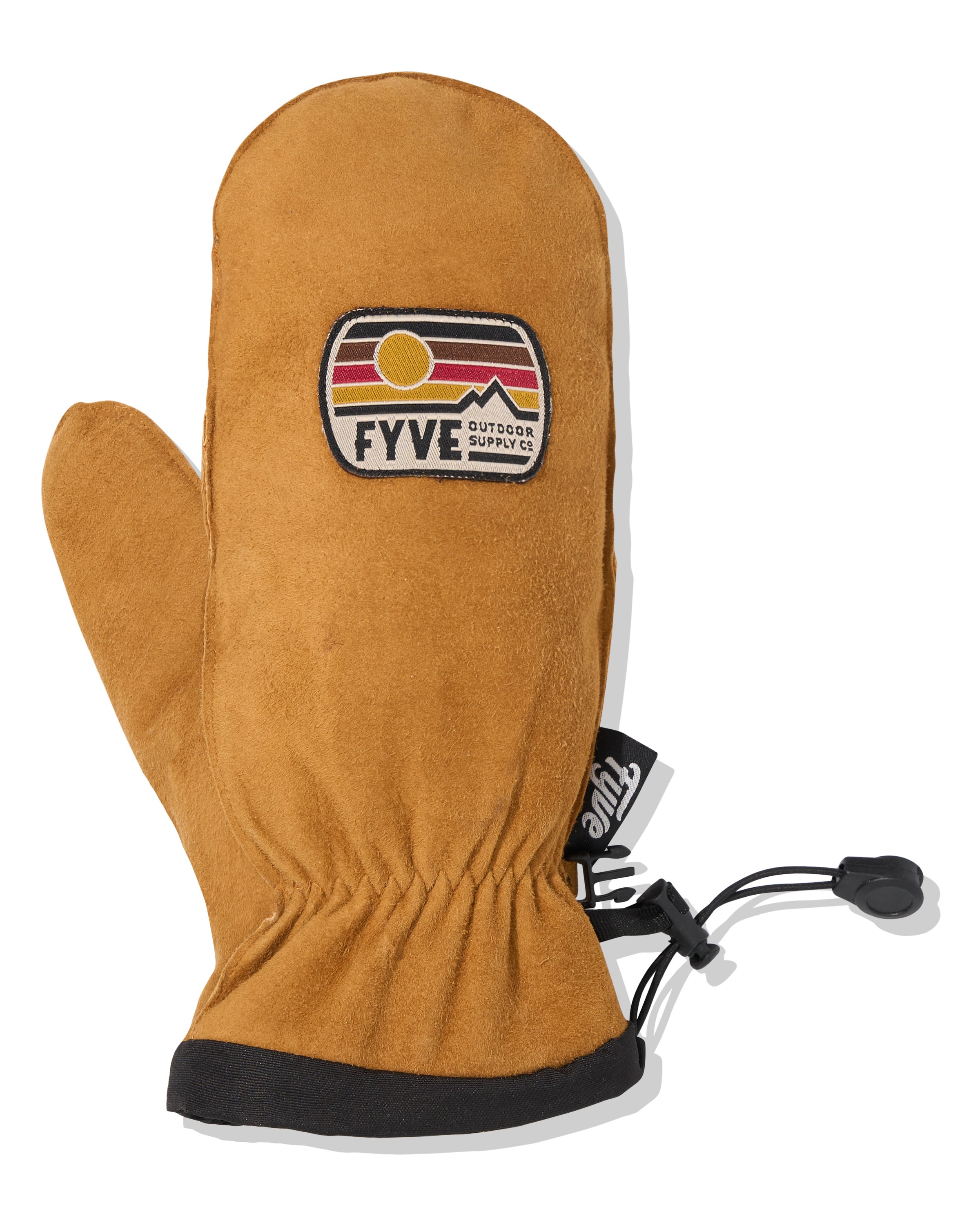 Vintage Tan Suede Mitt