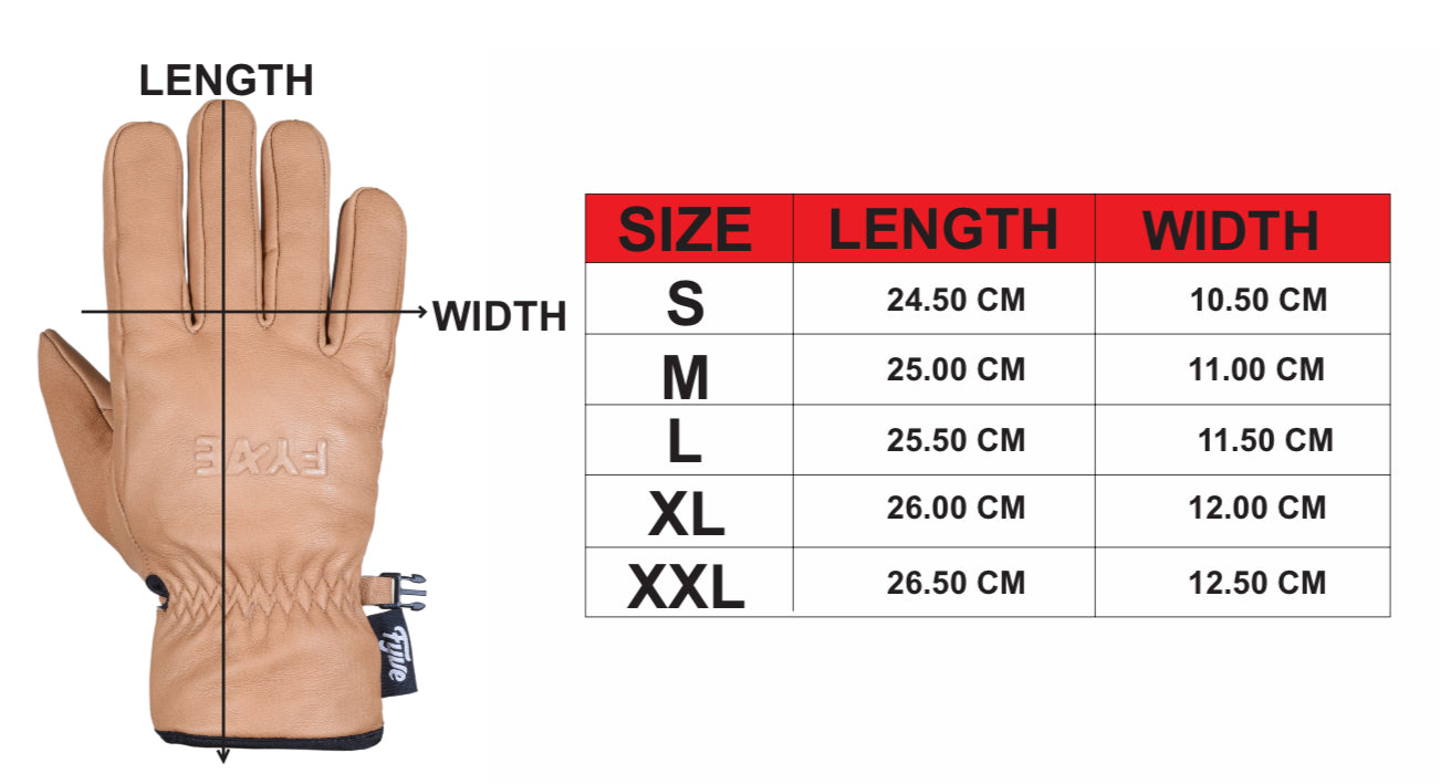 Rigger Style Black Leather Embossed Glove