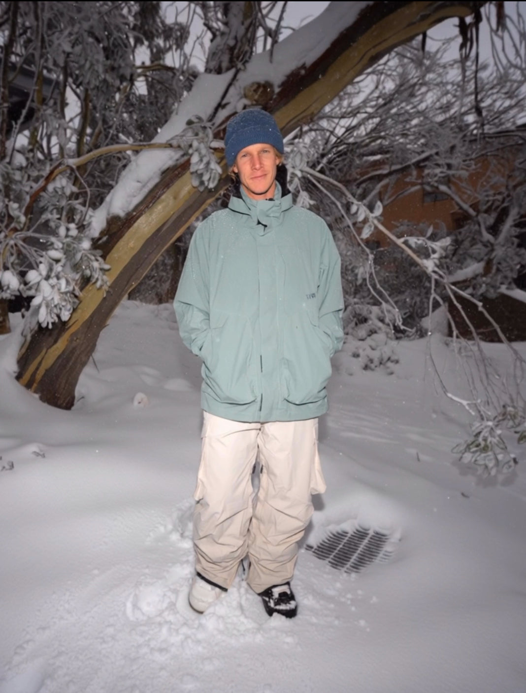 Light Tan Ripstop Tech Jacket