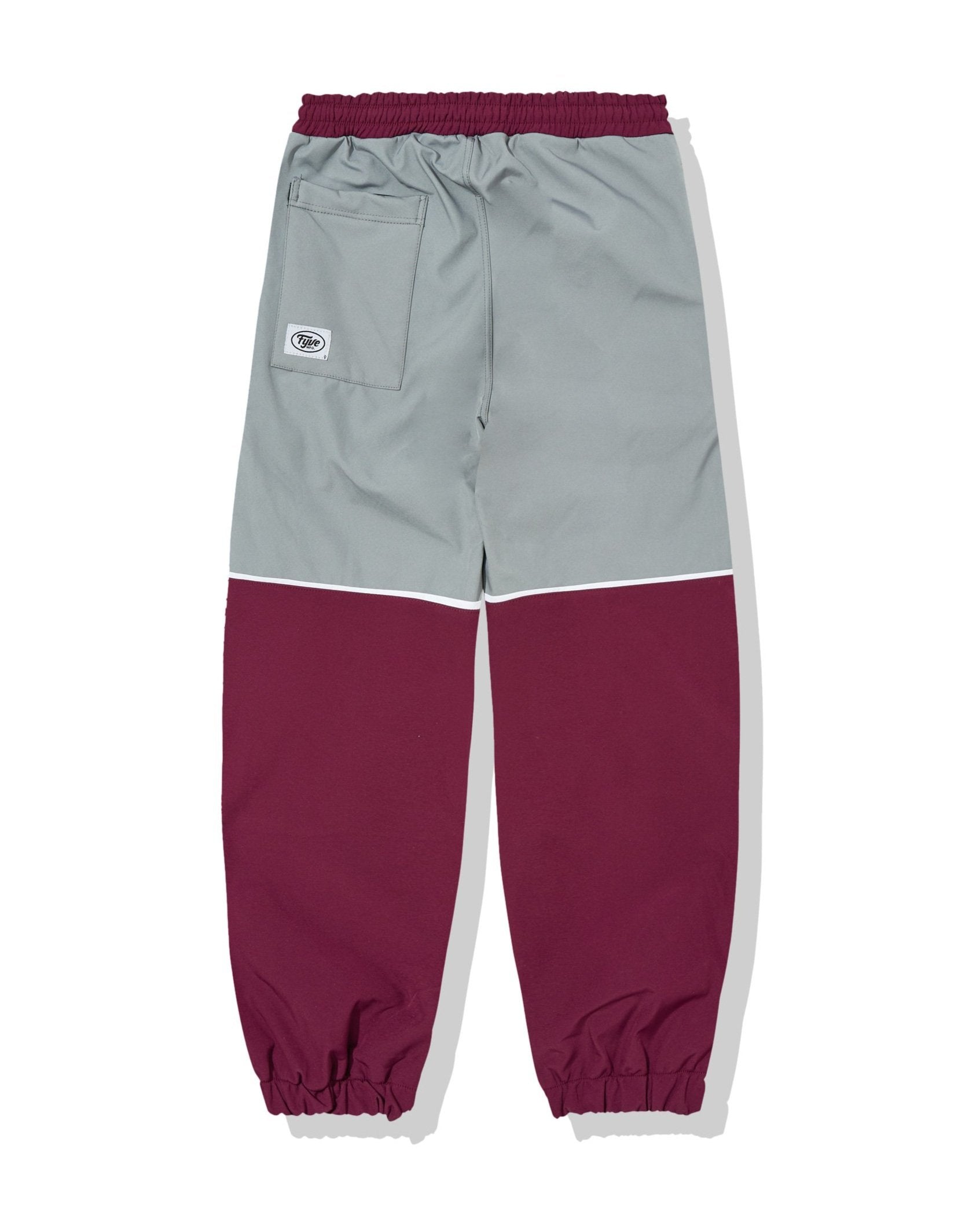 Maroon/Grey Reflective Extra Baggy + 2 inches