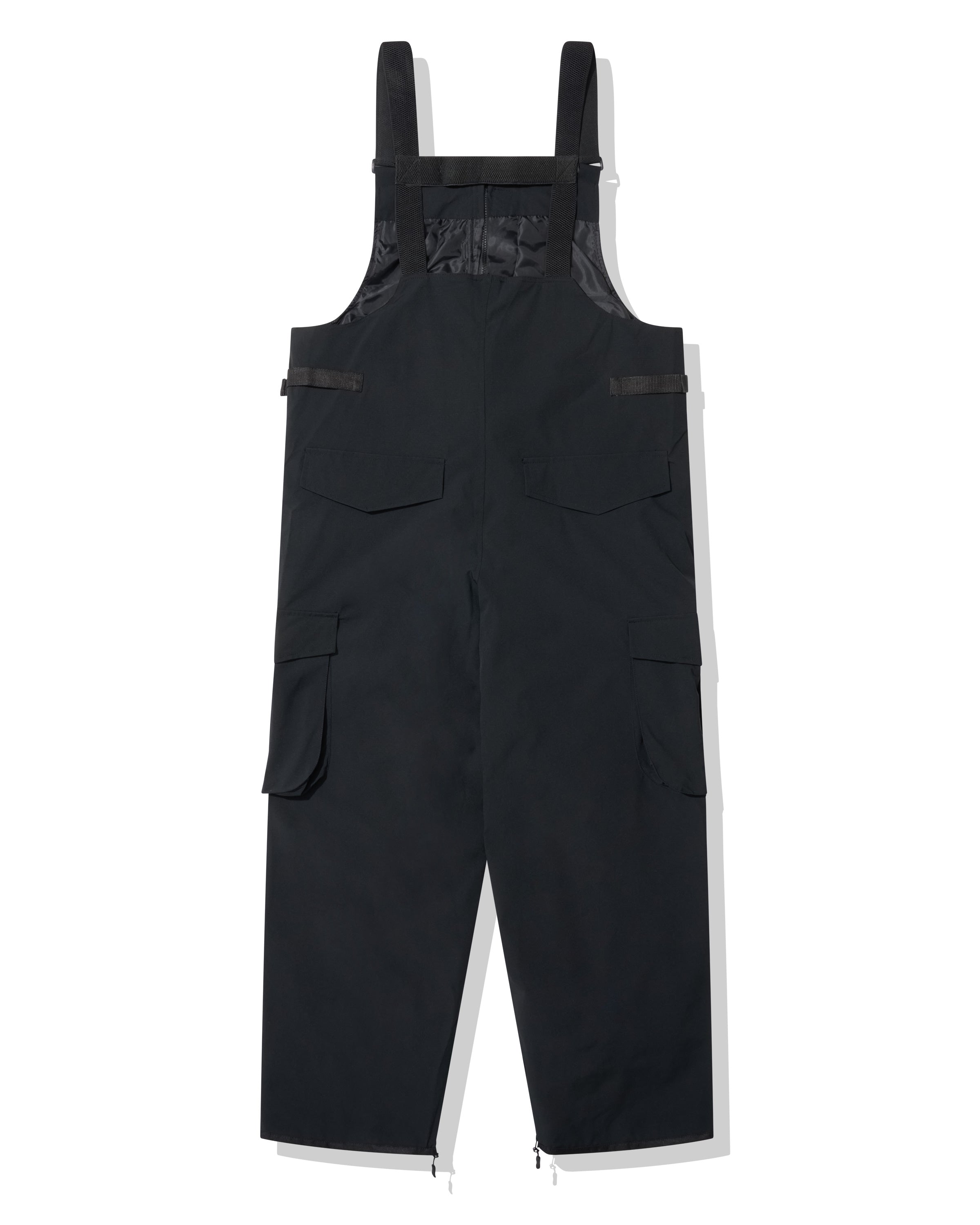 Black Ripstop Cargo Bibs